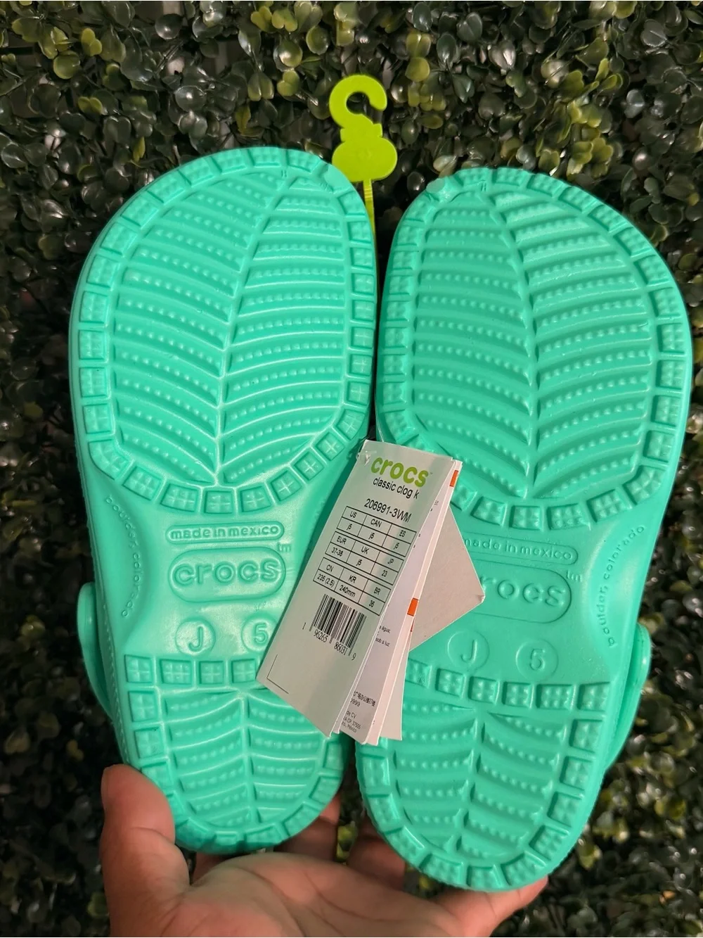 CROCS Kids Classic Clog in Teal